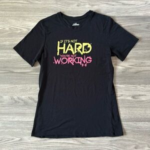 Under Armour - M - 2 Sided - “Hard Work” Tee